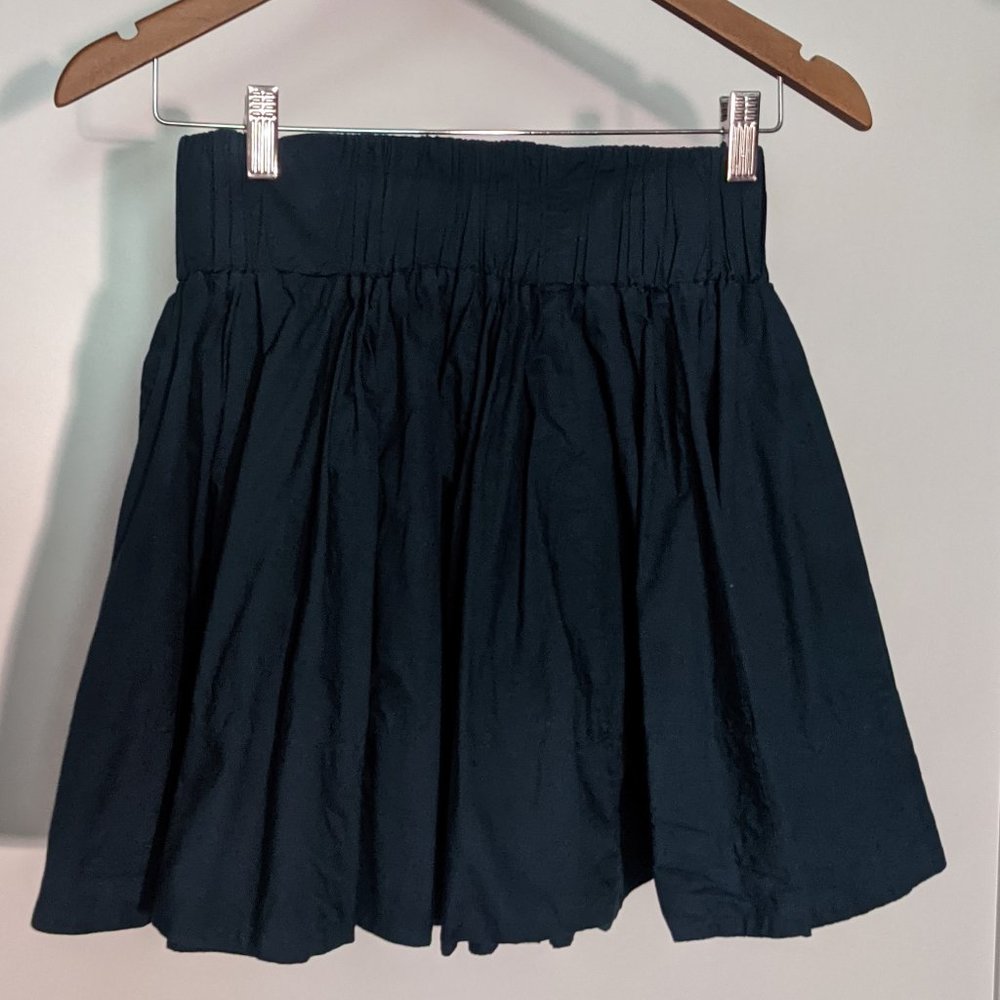 H&M wide elastic waist a line skirt